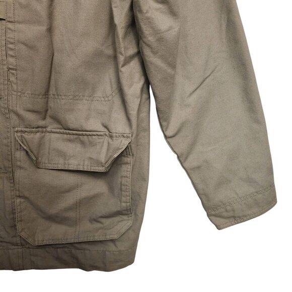 Cabela's 100% Cotton Buttoned Outdoor Jacket Size Large Corduroy Collar & Cuff - Picture 8 of 10